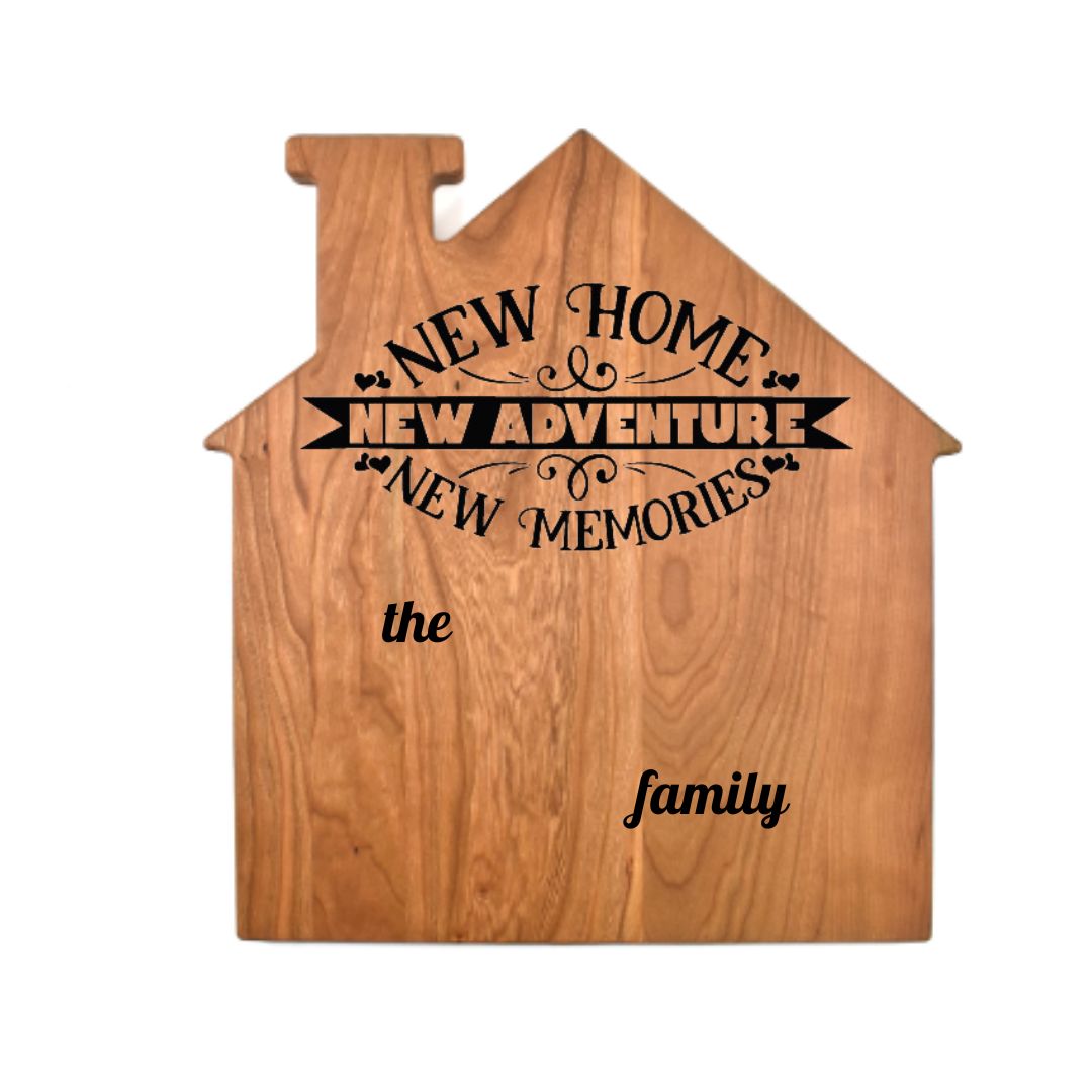 New Home New Adventure Wall Plaque