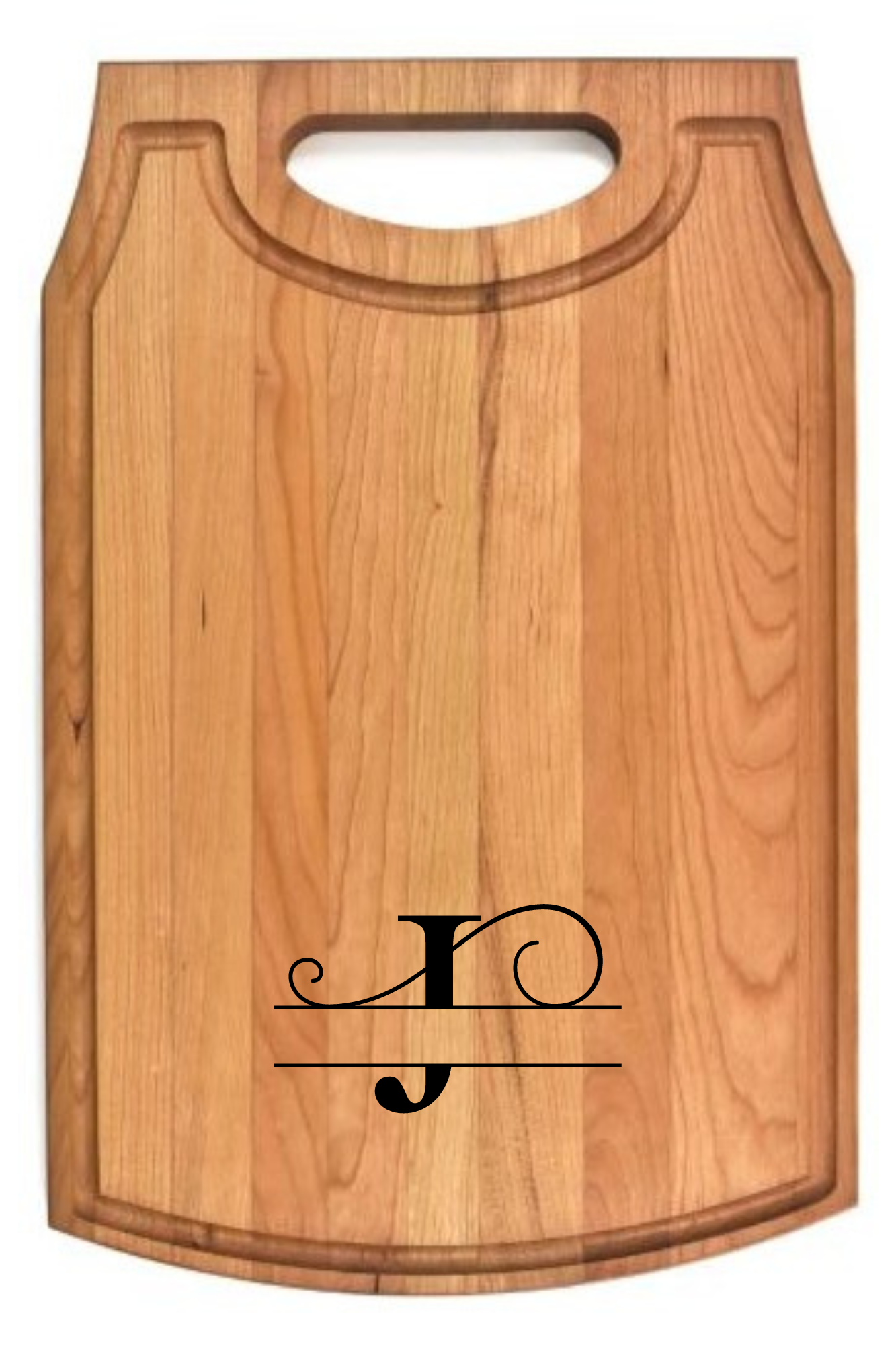 Cherry Cutting Board with Handle 10 1/2" x 16" x 3/4"