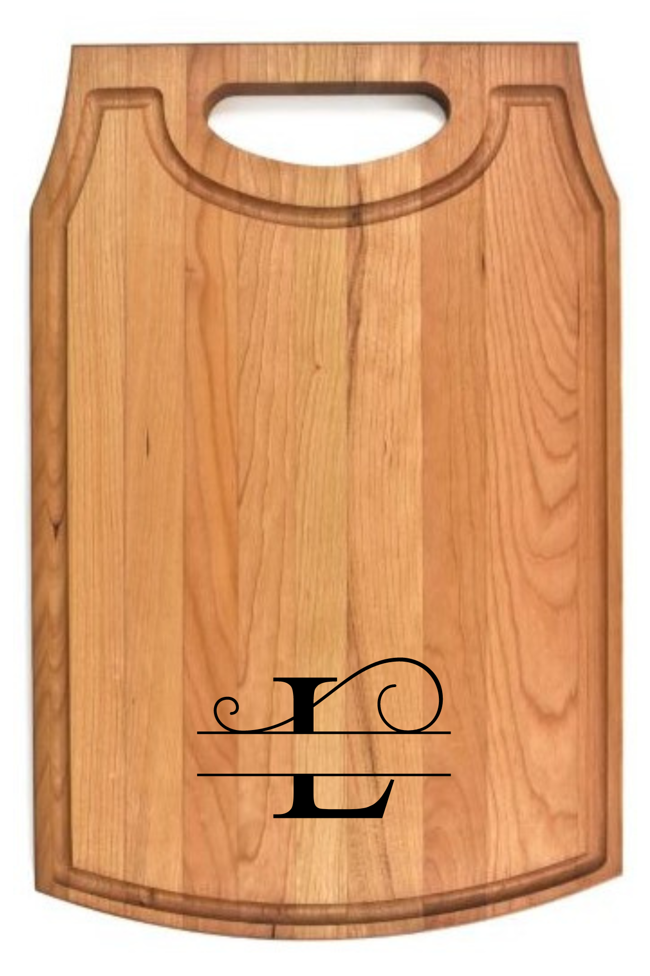 Cherry Cutting Board with Handle 10 1/2" x 16" x 3/4"