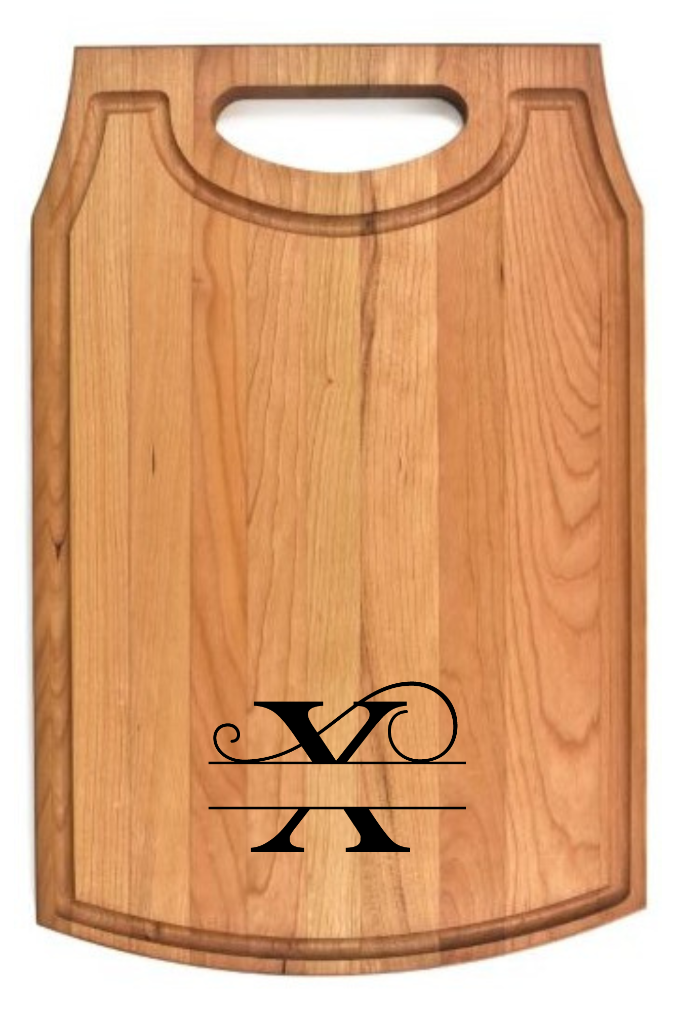 Cherry Cutting Board with Handle 10 1/2" x 16" x 3/4"