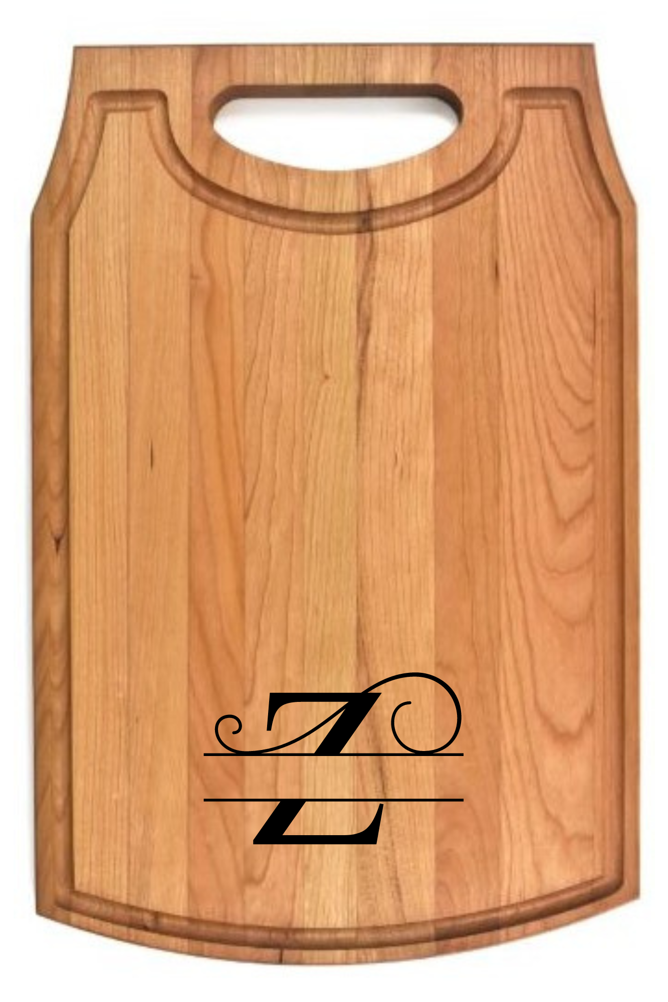 Cherry Cutting Board with Handle 10 1/2" x 16" x 3/4"