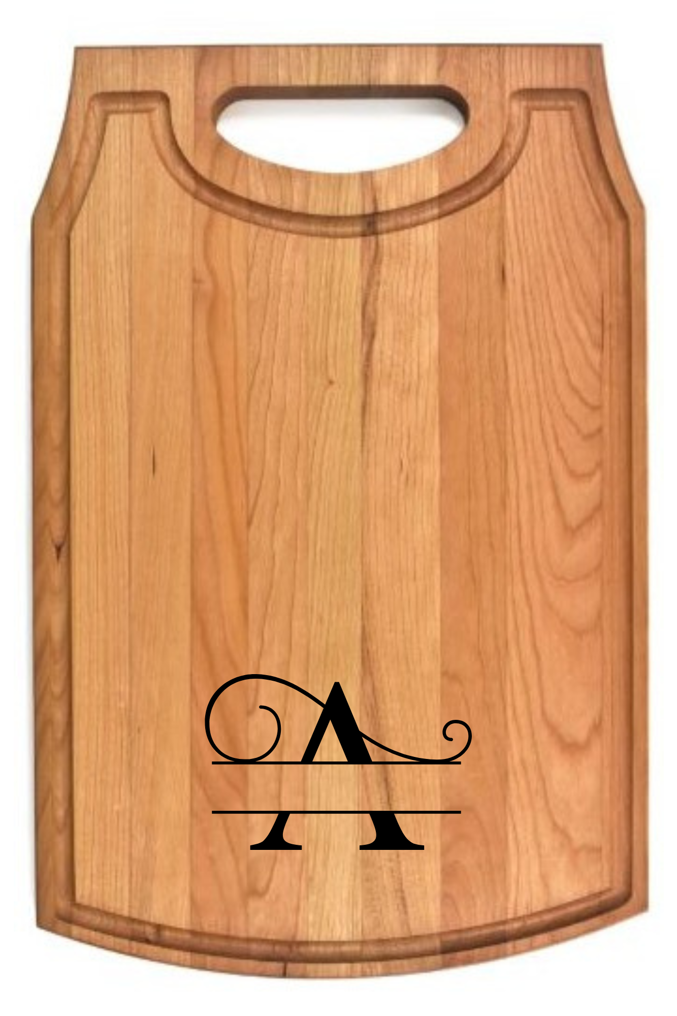 Cherry Cutting Board with Handle 10 1/2" x 16" x 3/4"