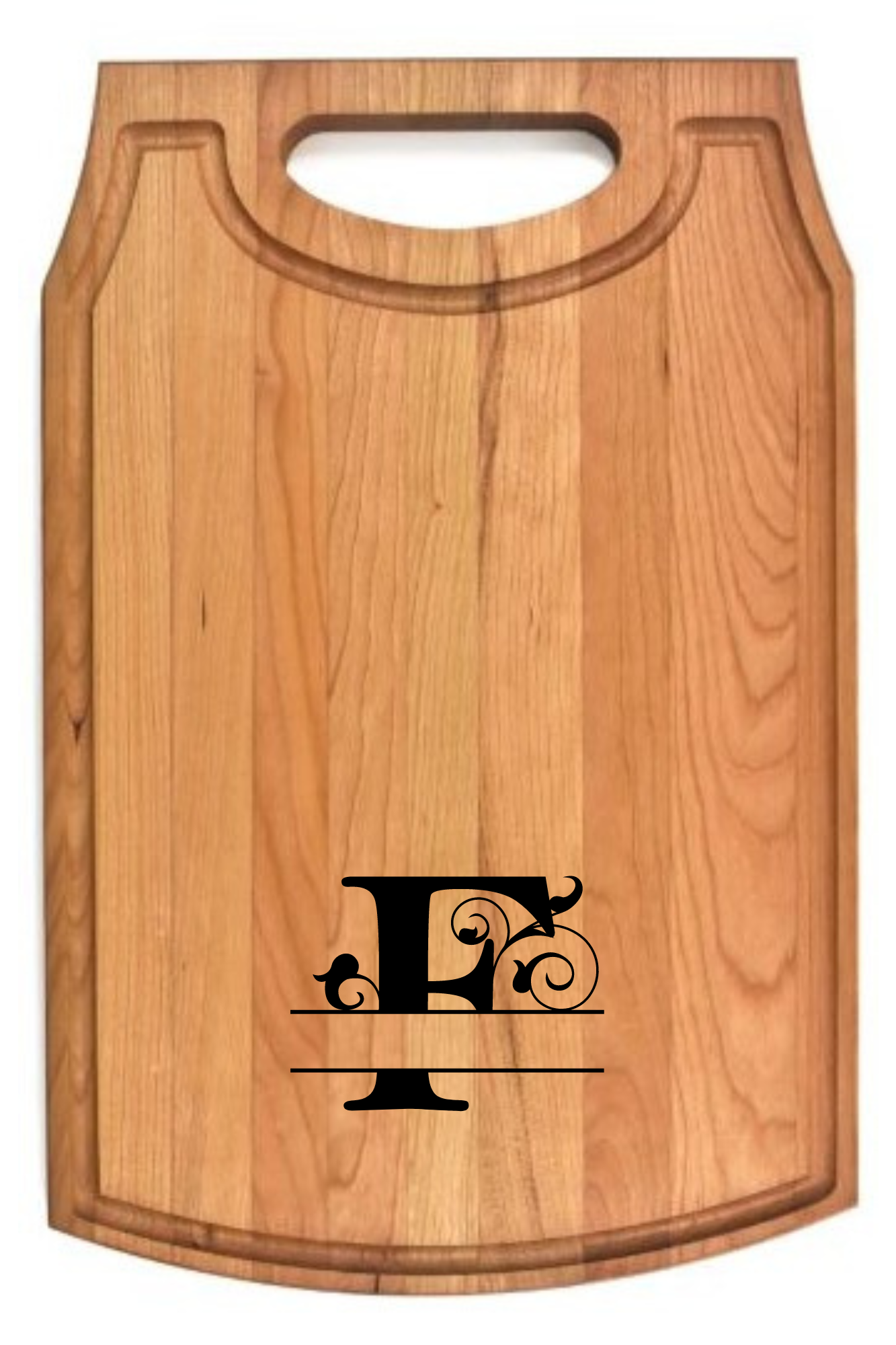 Cherry Cutting Board with Handle 10 1/2" x 16" x 3/4"