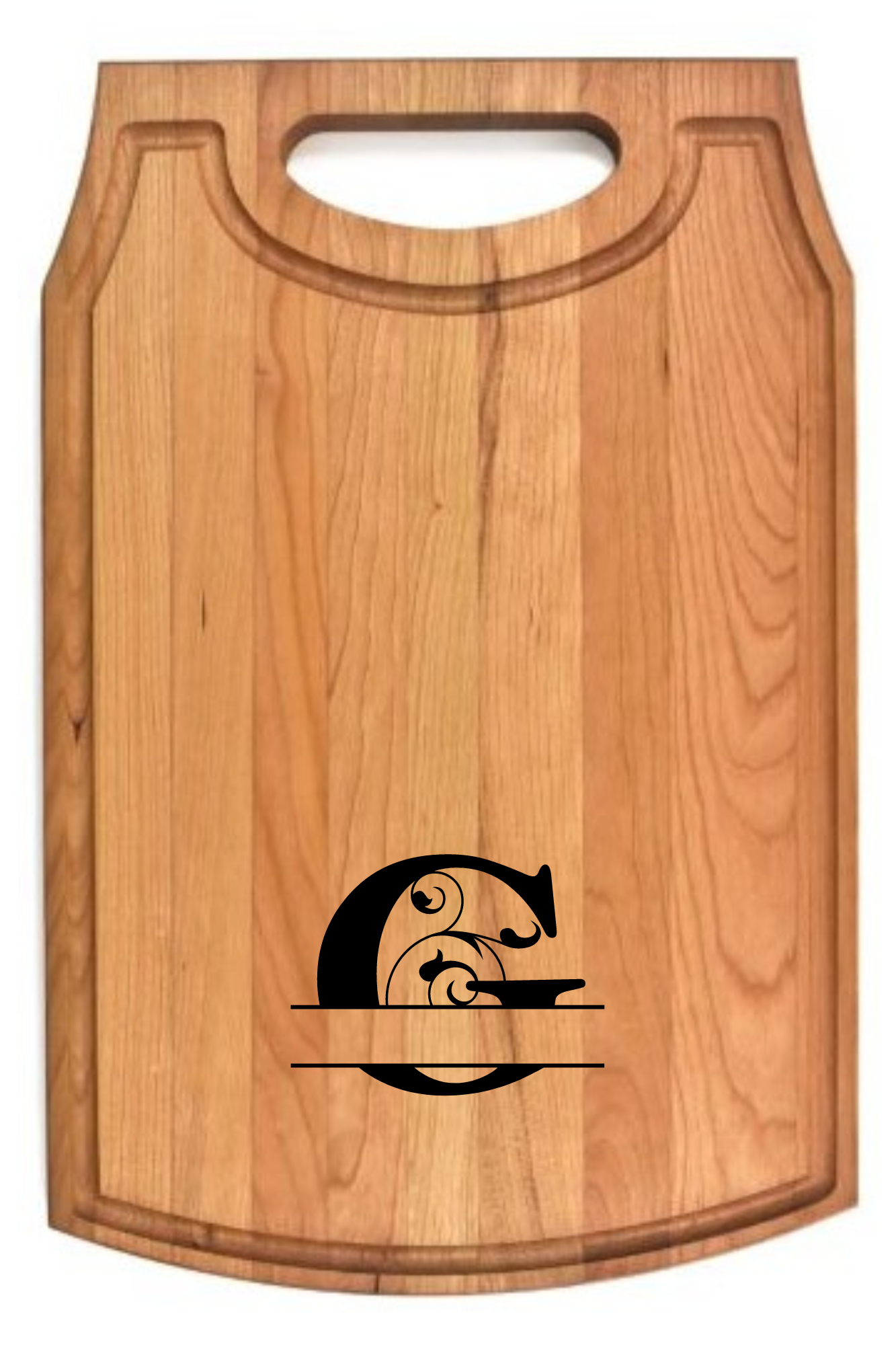 Cherry Cutting Board with Handle 10 1/2" x 16" x 3/4"