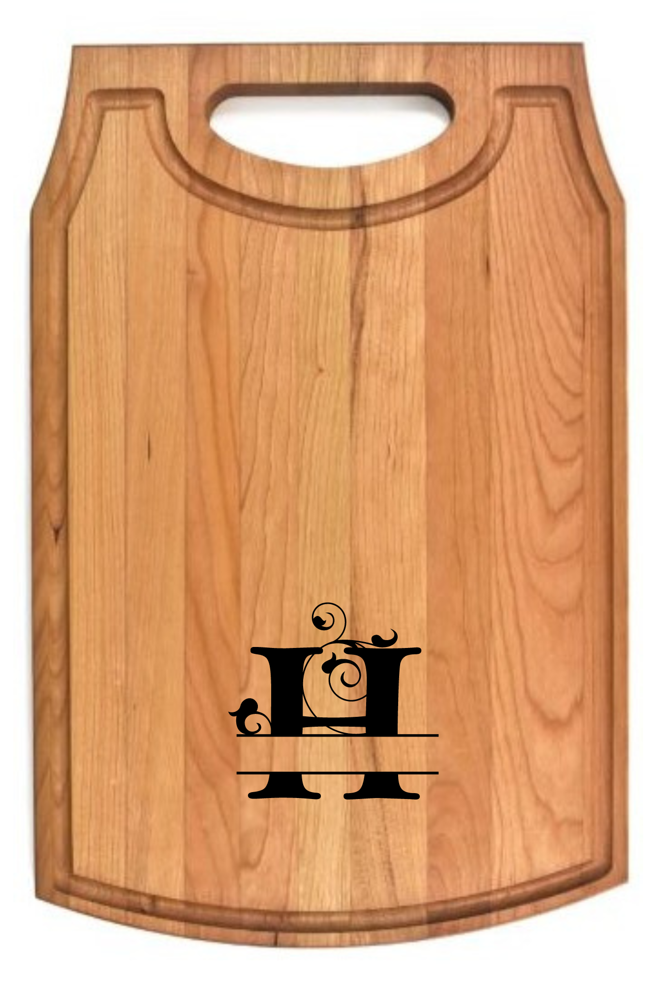 Cherry Cutting Board with Handle 10 1/2" x 16" x 3/4"