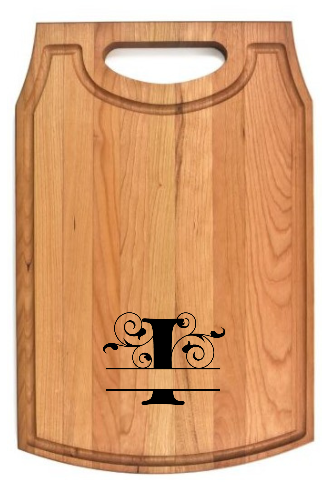 Cherry Cutting Board with Handle 10 1/2" x 16" x 3/4"