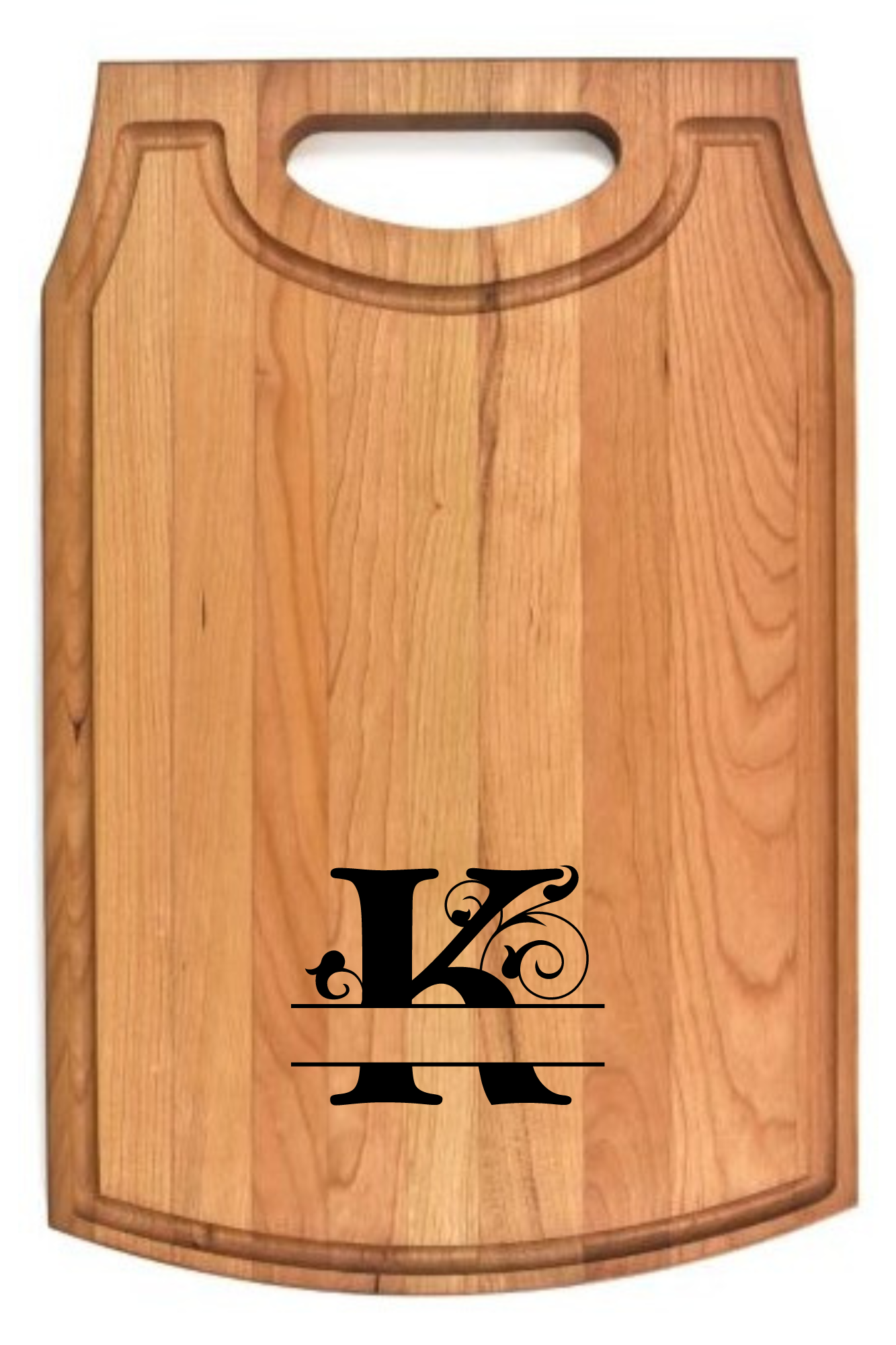 Cherry Cutting Board with Handle 10 1/2" x 16" x 3/4"