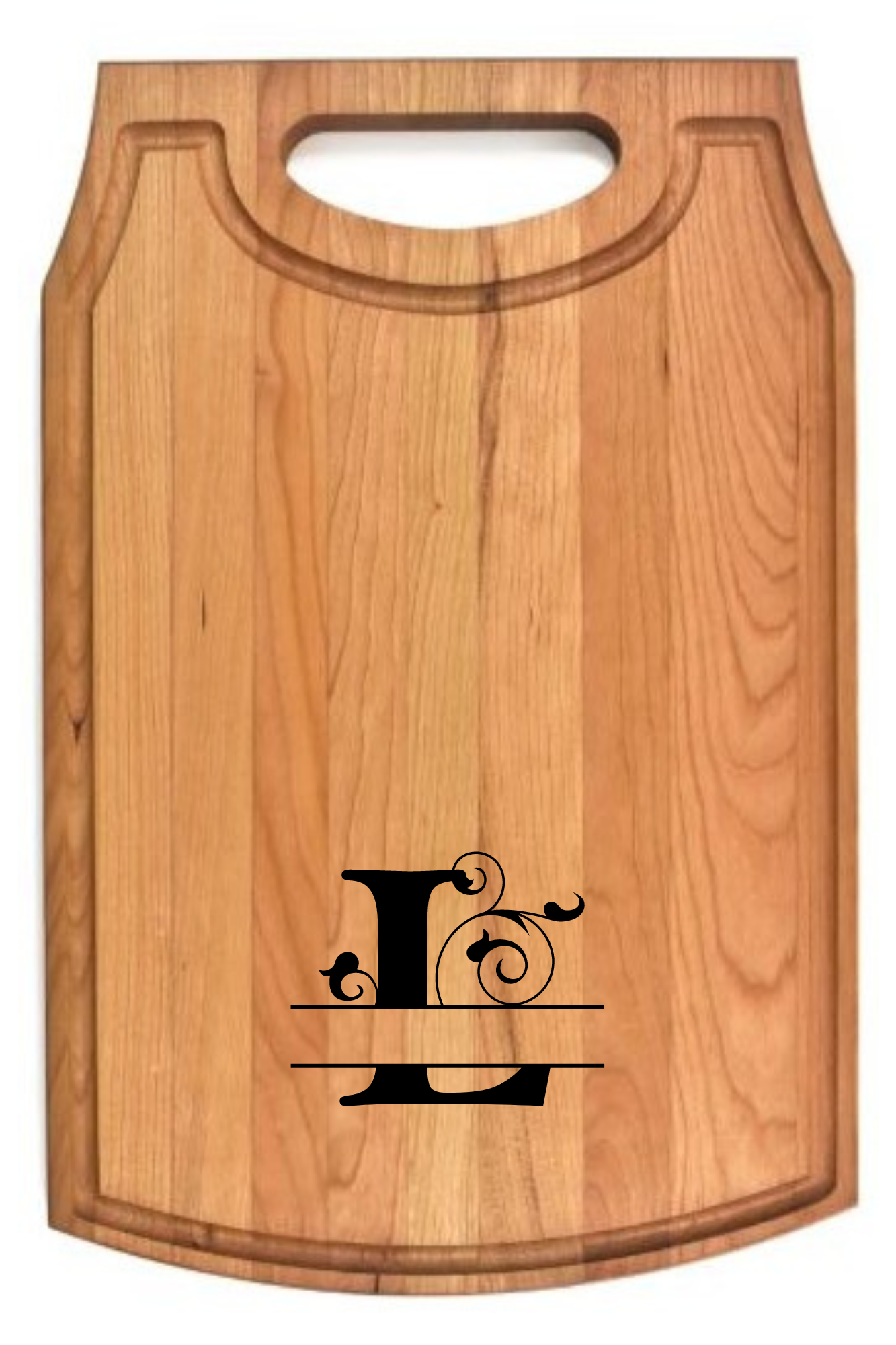 Cherry Cutting Board with Handle 10 1/2" x 16" x 3/4"