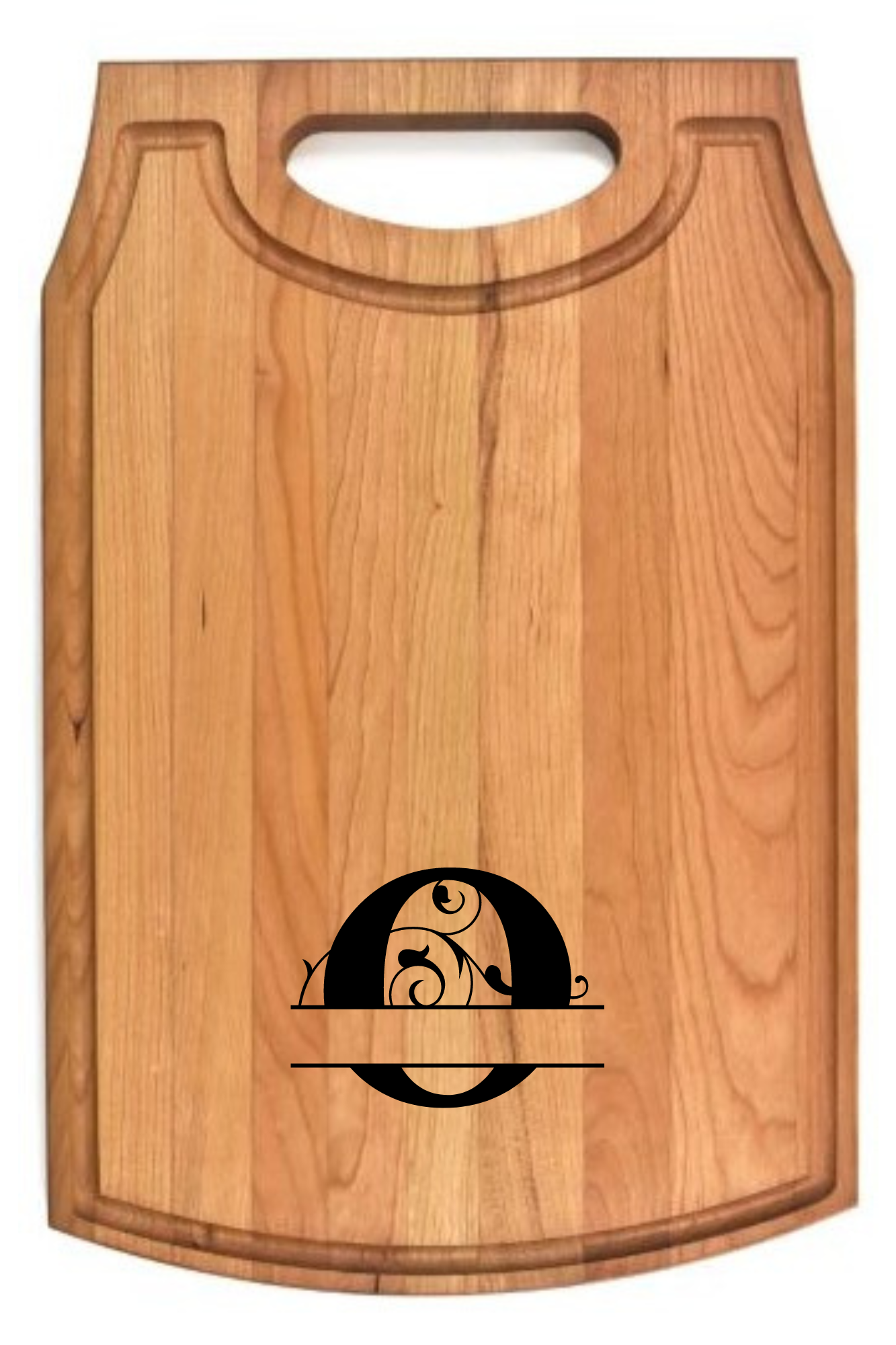 Cherry Cutting Board with Handle 10 1/2" x 16" x 3/4"