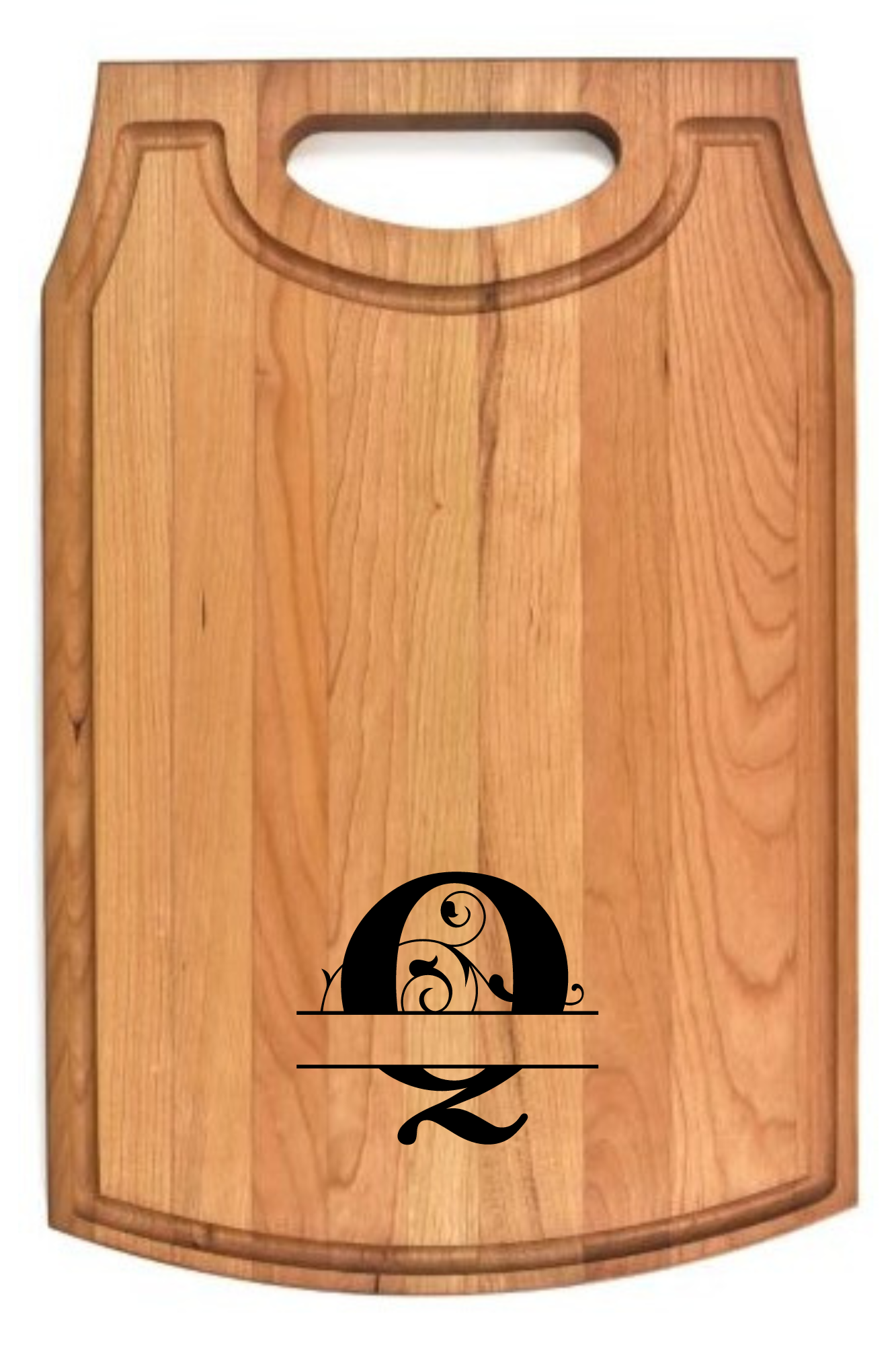 Cherry Cutting Board with Handle 10 1/2" x 16" x 3/4"