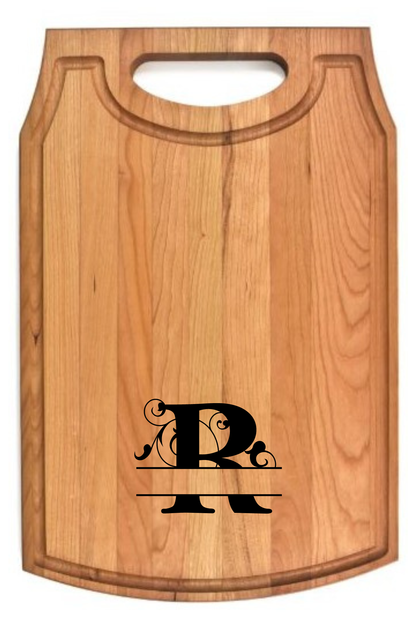 Cherry Cutting Board with Handle 10 1/2" x 16" x 3/4"