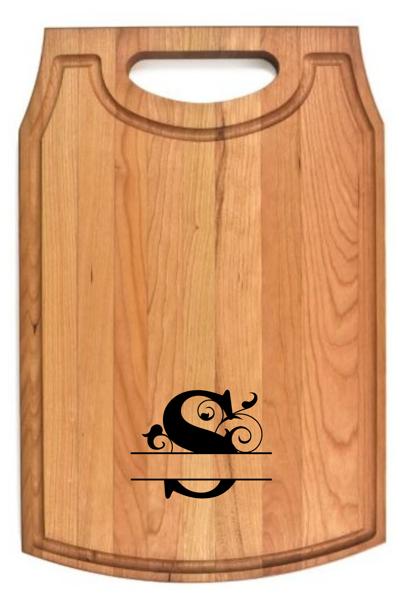 Cherry Cutting Board with Handle 10 1/2" x 16" x 3/4"