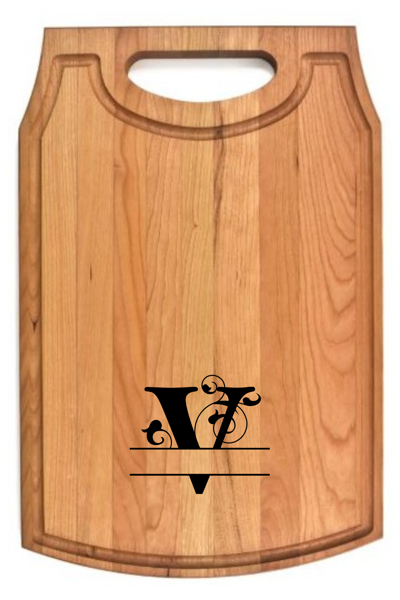 Cherry Cutting Board with Handle 10 1/2" x 16" x 3/4"