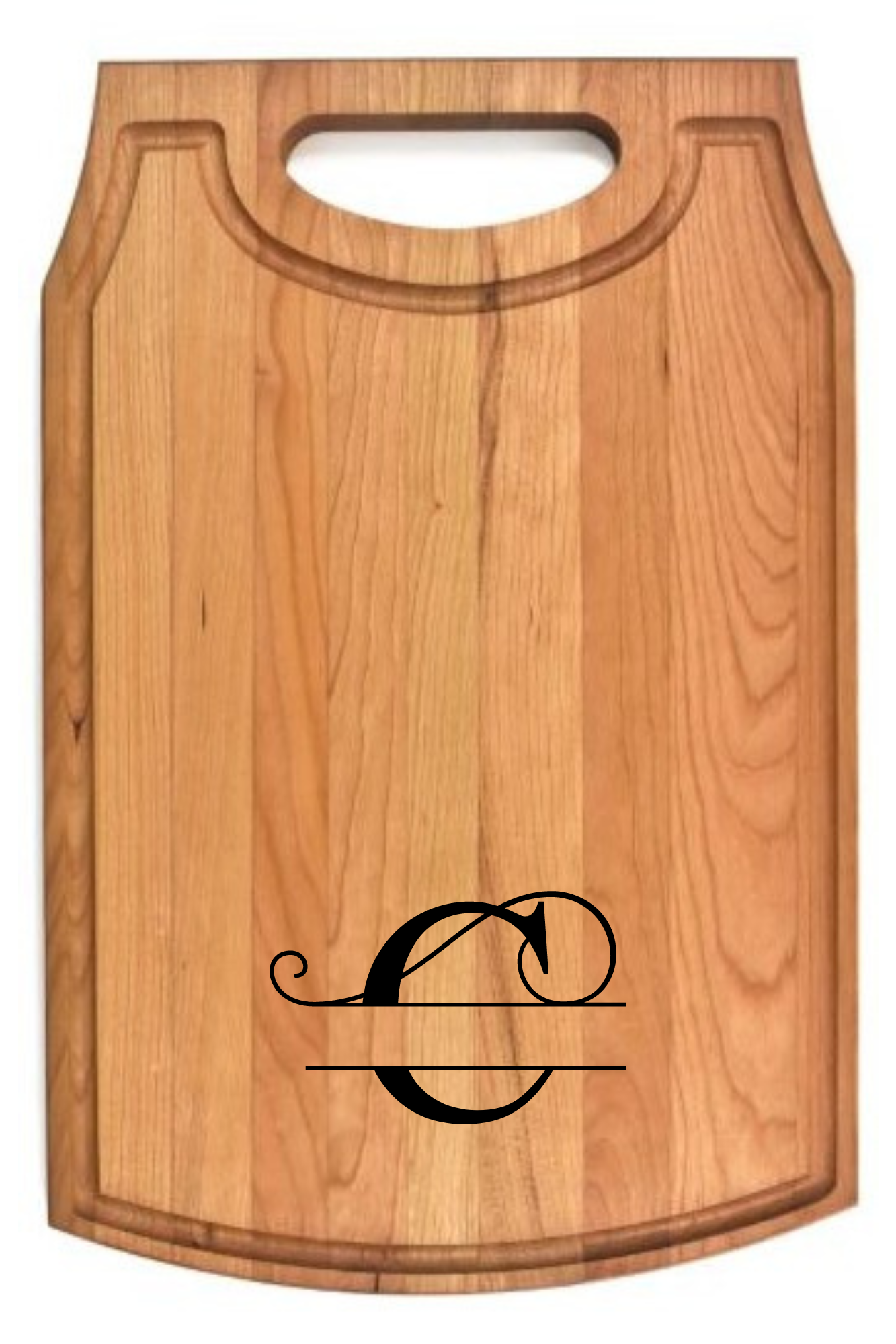 Cherry Cutting Board with Handle 10 1/2" x 16" x 3/4"