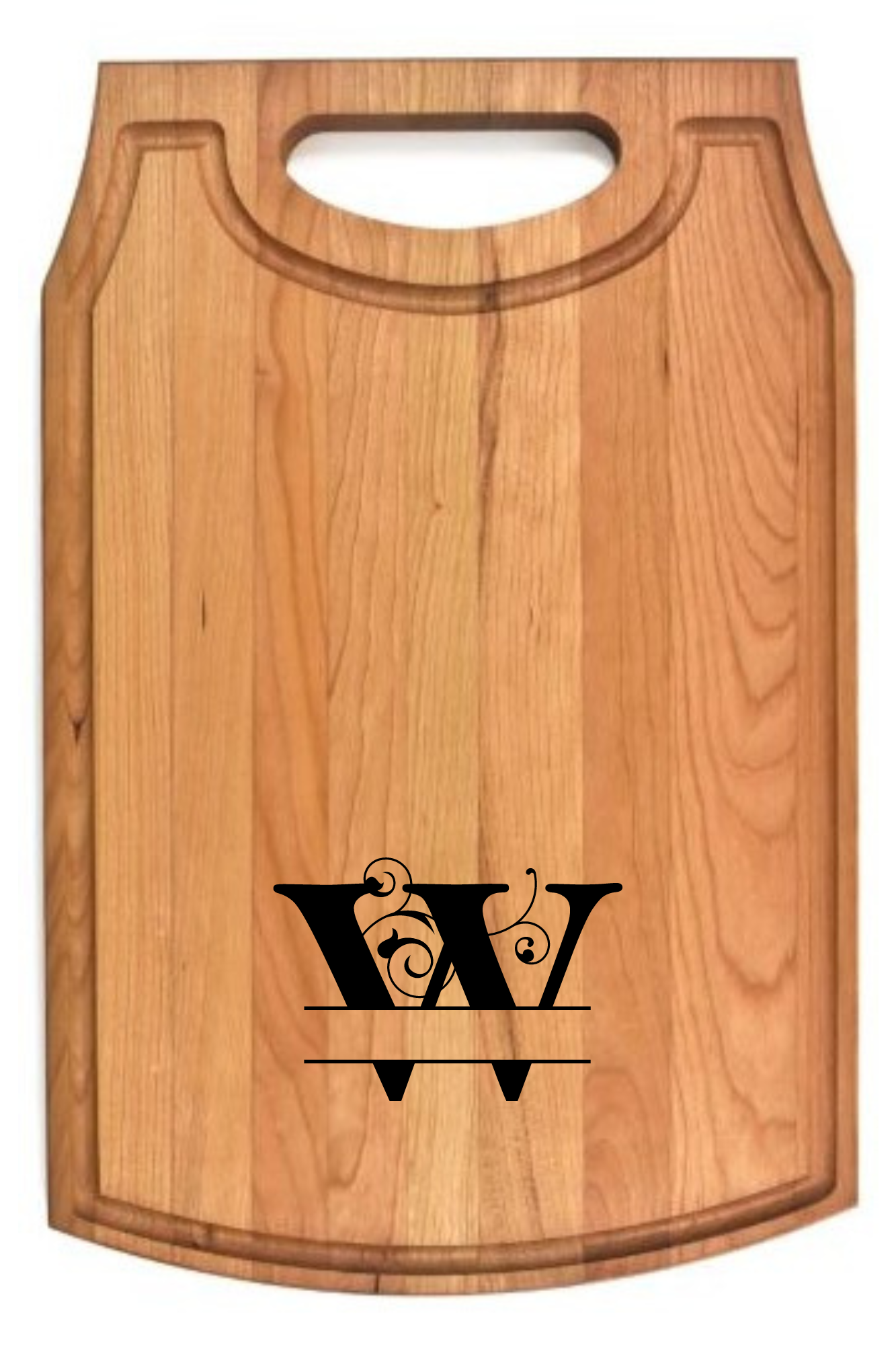 Cherry Cutting Board with Handle 10 1/2" x 16" x 3/4"