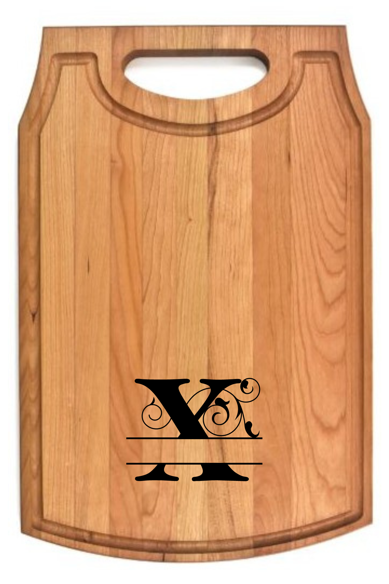 Cherry Cutting Board with Handle 10 1/2" x 16" x 3/4"