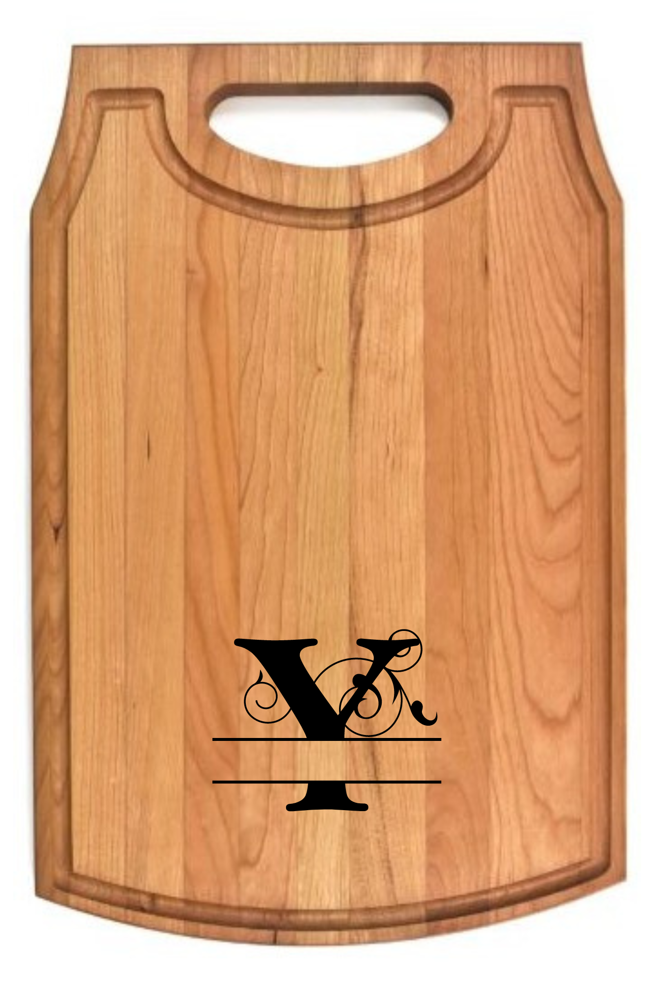 Cherry Cutting Board with Handle 10 1/2" x 16" x 3/4"