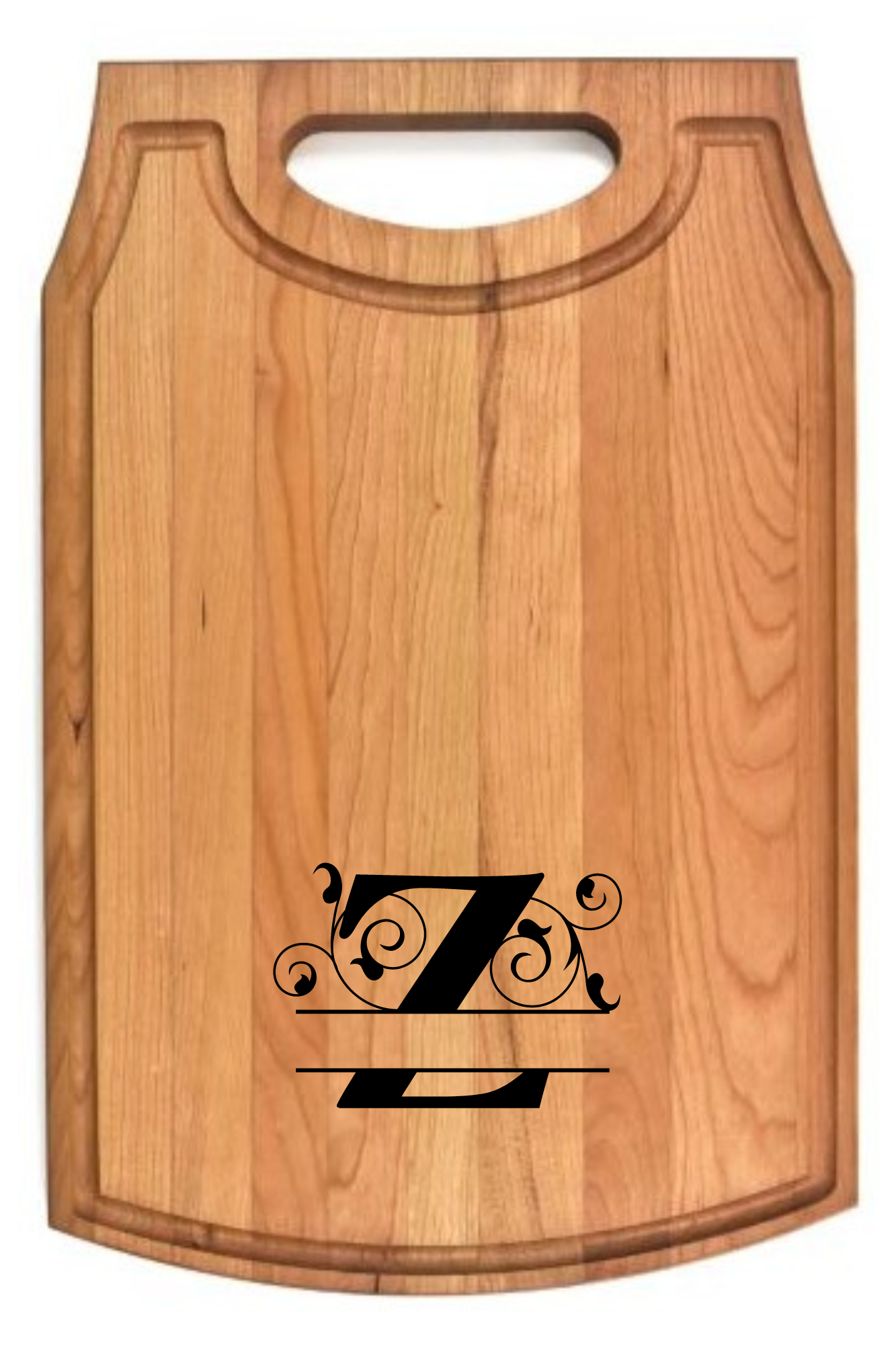 Cherry Cutting Board with Handle 10 1/2" x 16" x 3/4"