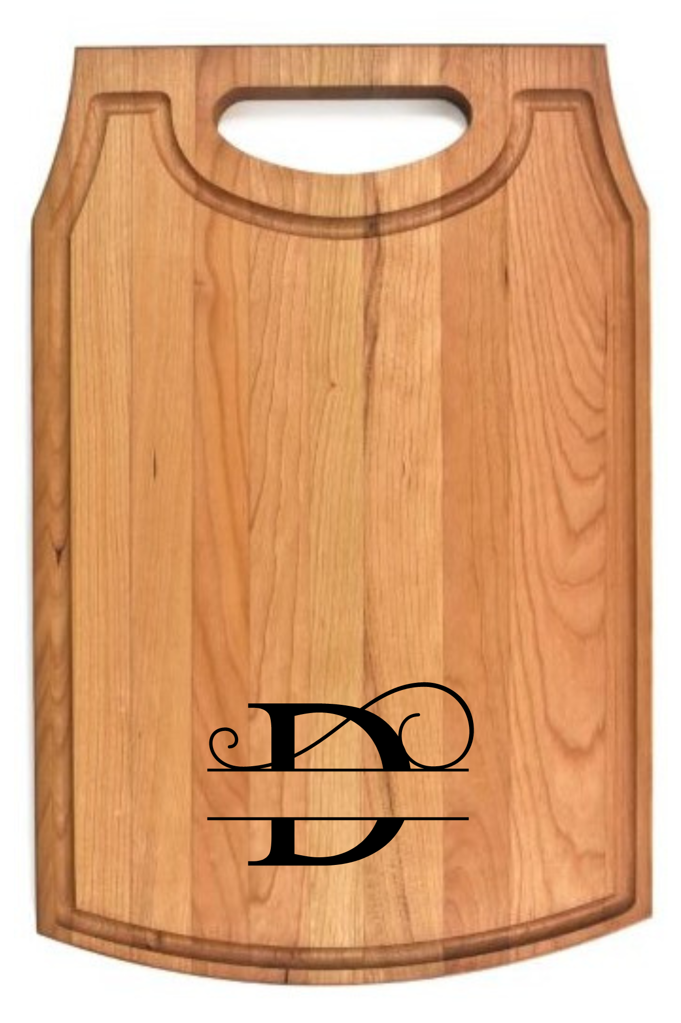 Cherry Cutting Board with Handle 10 1/2" x 16" x 3/4"