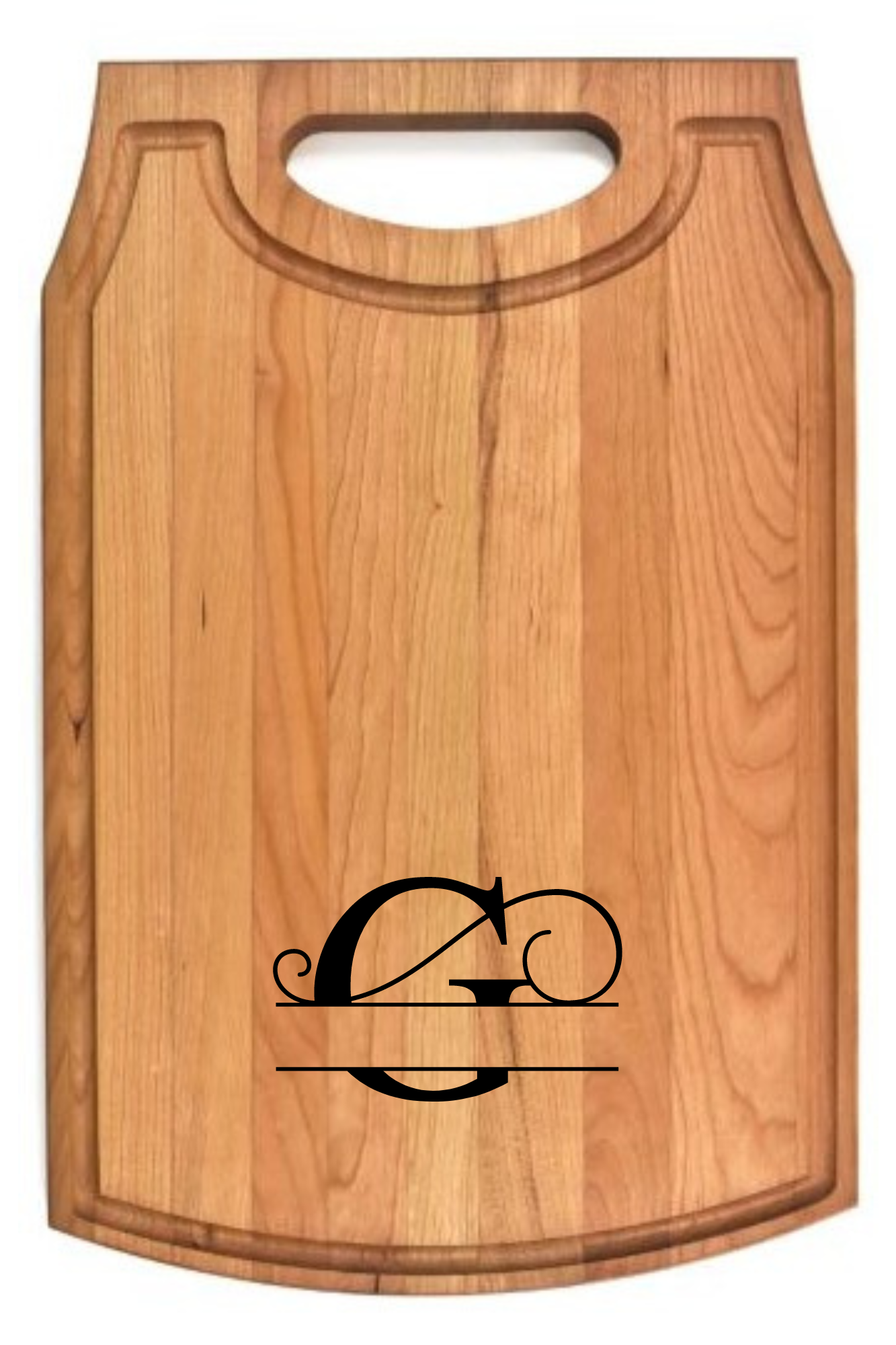 Cherry Cutting Board with Handle 10 1/2" x 16" x 3/4"